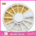 Nail Art Bead Multi-use Silver Nail Art Beads Wheel. 