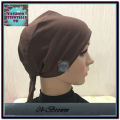 Pack of 03 Hijab Cap Back tie inn under scarf cotton Mat best stuff caps. 