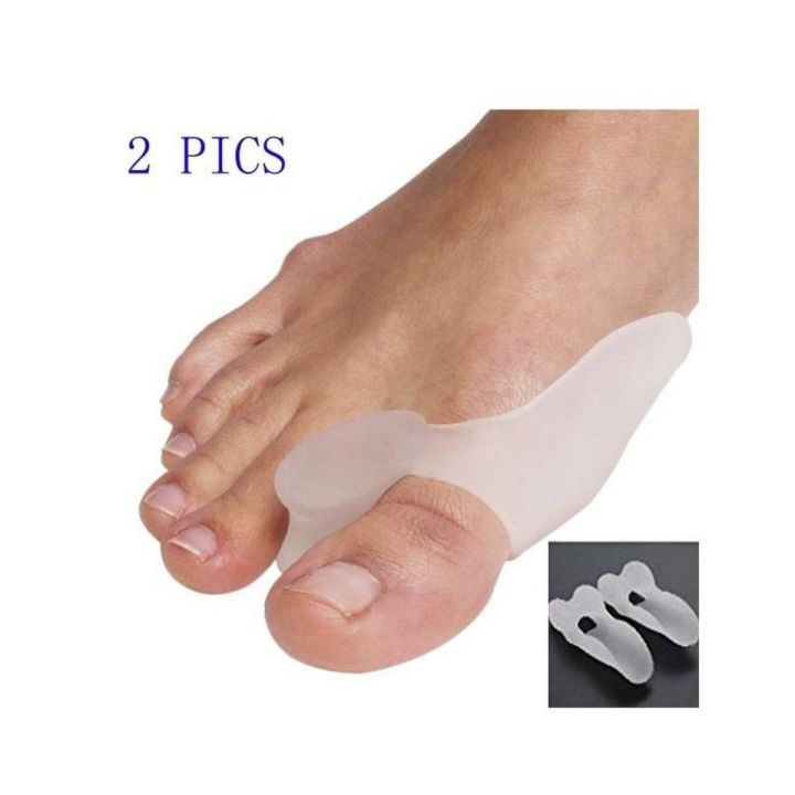 1 Pair Silicone Gel Bunion Protector Toe Straightener Separator Alignment Pain Relief Thumb Corrector