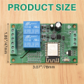 Esp8266 Esp-12F Wifi Relay Module 2Channel 5V/8-80V Network Switch. 
