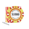 High quality clay and embedded iron sheet material make these poker chips durable and perfect for any game.. 