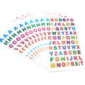 10 Sheets Glitter Alphabet Letter Stickers Self Adhesive ABC A-Z Words Letters Stickers Alphabets Sticker Name Stickers. 