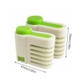 Cake Knife Adjustable Leveler Slicer 2Pcs Set Plastic. 