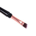Dual Ended Angled Eyebrow Brush and Spoolie Brush Eyelash Brushes with Cover. 