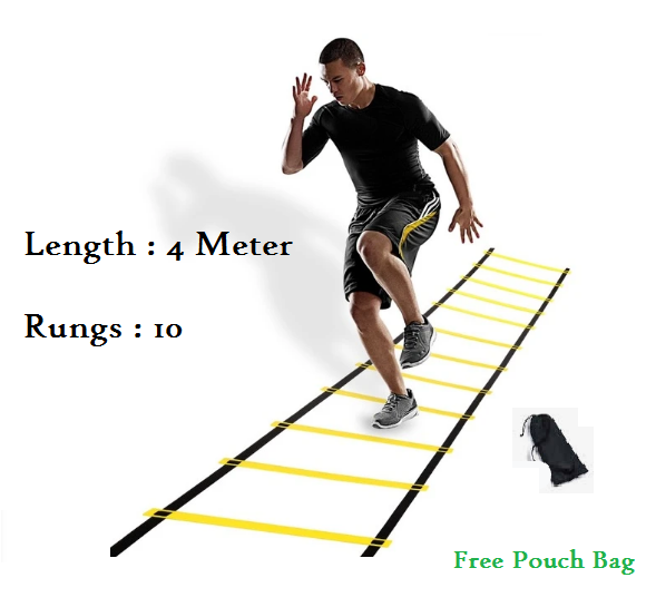 Agility Ladder Football training agility ladder 10 rungs exercise fitness ladder-4 Meters.drilling