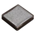 1 Pcs Ink Pad Stamp Pad Silver & 50 Pcs Finger Sponge Dauber Painting Ink Pad Stamping Brush Craft Case. 