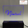 Customized Lamp Name Frame Table Top LED Name Lamp ACRYLIC NAME LAMP. 