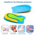 【Footprint】 Silicone Gel Heel Cup Pads Plantar Fasciitis Inserts Foot Care Silica Gel Cushion Pad Men And Women. 
