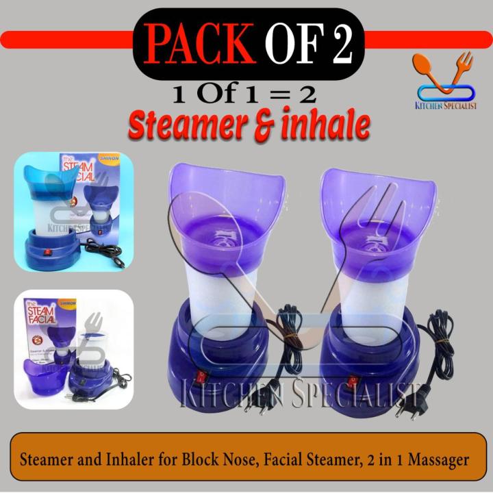 Pack Of 2 Shinon The Face Steamer Inhaler for Block Nose Facial Steamer