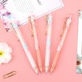 0.5mm Lovely Cherry Blossoms Automatic Pencil Kawaii Sakura Plastic Mechanical Pencils for Kids Student Supplies Stationery. 