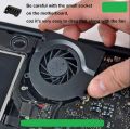 Laptop CPU Cooling FAN Compatible with For Apple Macbook Pro A1278 A1280 A1342 Model Years 2009-2010-2011-2012. 
