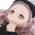 30CM Doll 20 Movable Joints 12 Inch Makeup Dress Up Anime Eyes Dolls for Girls. 