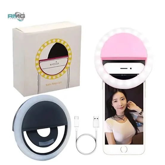 Ring Light for Mobile Selfie | LED Selfie Ring Light Without Stand ...