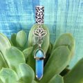 Rainbow Crystals, Crystal Loc Beads, Dread Beads, Dreadlock Beads,Titanium Quartz, Crystal Dread Bead, Hair Accessories. 