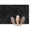 Topographic Contour Extended Big Mouse Pad Computer Mouse Mat. 
