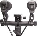 Double Head Photography Studio Light Fitting | E27 Socket Bulb Holder Flash Umbrella Bracket | Double Bulb Holder Umbrella | Double Bulb Umbrella Holder. 