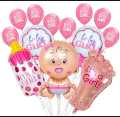 It's a baby Boy & Baby Girl Foil Balloons Set New Born Baby welcome baby room Decoration Foil Balloons set. 