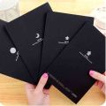 Black Pages Notebook Journal best for white pen and highlighter. 