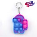 Anti Stress Push Pop Bubble Pop it Keychain. 