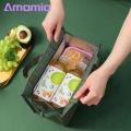 Amamia Bento Storage Bag High Capacity Anti-leak OL Lunch Box Insulated Organizer. 
