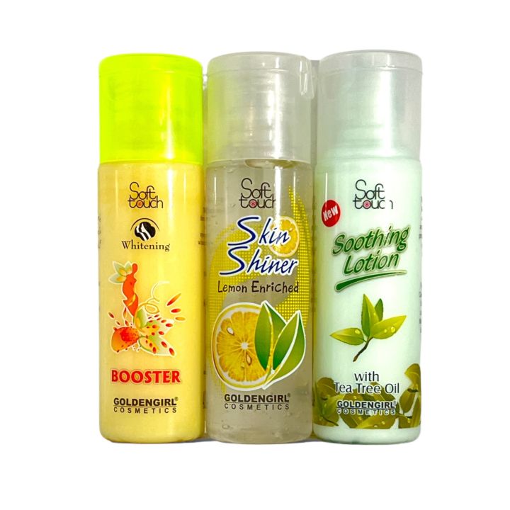 Soft Touch 3in1 Soothing Shiner Booster | Complete skincare set for refreshed luminous glowing complexion | Original