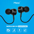 Morui Handfrees - MH-4 Beat Blast Handsfree Mobile accessories - Canceling Gaming headset with sound earbud - Ear handfree - noise reduction earbud - Control noise cancellation handfree - Heavy bass stereo. 