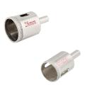 2 Pcs Hole Saw :1 Pcs 28Mm Tile Glass Ceramic Hole Saw Diamond Coated & 1 Pcs 25Mm Glass Ceramic Tile Hole Saw Drill Bit Cutter. 