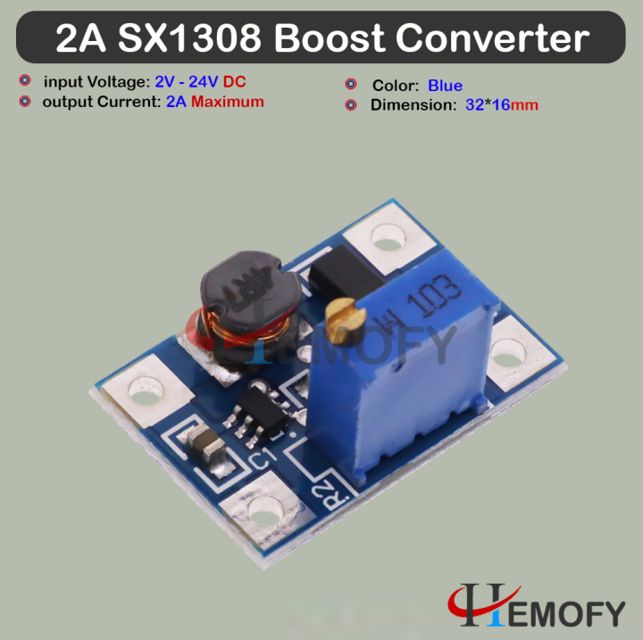 DC-DC MT3608 SX1308 Boost Converter Boost Power Supply Module Max 28V 2A Output Booster