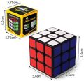 Fast Speed Cube 3x3 with Original QiYI Warrior Logo Smooth - Power pressed Sticker - Magic Cube puzzle - Rubik's Cube. 