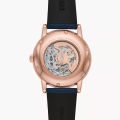 Emporio Armani AR60050 Leather Strap Automatic Wrist Watch For Men. 