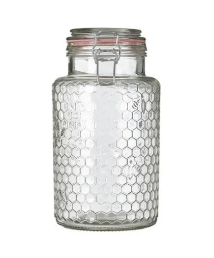 Apiary Pink Seal Large Glass Jar | Daraz.pk