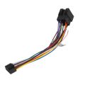 2pcs DVD Playe Radio Audio Car Android Head Unit Cable Connector ISO Cable Adapte Wiring Harness 16 Pin Plug. 