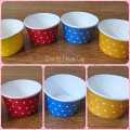 [100pcs/pack] Disposable Ice Cream Scoop Paper Cup (80ml/3oz). 