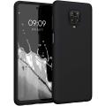 Xiaomi Redmi Note 9 Pro Matte Black Flexible TPU Case - Shockproof, Slim Soft Cover. 