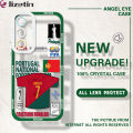 Jizetin for Samsung A35 5G Back Cover Crystal Transparent Ronaldo Star Soft Full Camera Cover Protection Phone Cases. 