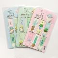 6pcs /Set Kawaii Oreo Cat Cactus Magnetic Bookmarks Books Marker of Page Stationery School Office Supply Paper Clip. 
