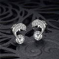 Fashion Women Lady Elegant Dolphin Ear Stud Earrings Gift Jewelry Rhinestone. 