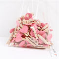 Bachelorette Home Clips Shape Decorations Party Clothes Pegs Heart Loving Mini. 