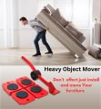 Furniture Moving Tool Heavy Object Mover Furniture Transport Lifter & Furniture Slides Moving House Cabinet Sofa Bed Desk 4 Wheeled Mover Roller 1 Wheel Bar Hand Tools Set. 