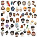Movie Mini Doll Harri Action Figures Building Block Head Bricks Toy for Children Kid Gift for Boy Model Magic Animal Owl. 