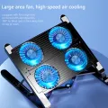 New Laptop Cooler Base Stand Foldable Laptop Cooling Pad Portable Adjustable Notebook Stand for 11-17.3 Inch with 2/4 Fans. 