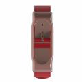 Mijobs Leather Bracelet Replacement for Xiaomi MiBand 2 Wrist Strap Smartband. 