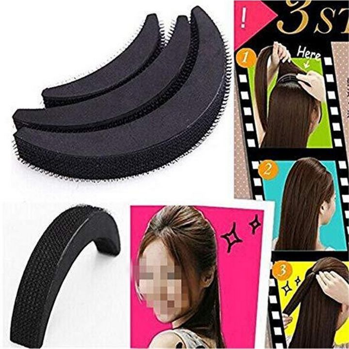 3Pcs Hair Volume Increase Puff Sponge Pad Bump Up FOR styling