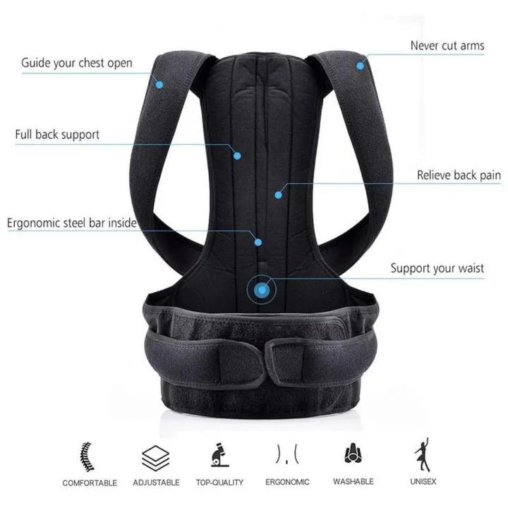 H&S%20Collection%20Premium%20Posture%20Corrector%20Belt%20%E2%80%93%20Back%20&%20Shoulder%20Support%20%7C%20Spine%20&%20Back%20Pain%20Relief%20%7C%20Adjustable%20Backbone%20&%20Posture%20Support%20Belt%20-%20Image%203