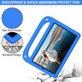For Samsung Galaxy Tab A 8.4 2020 SM-T307U Handle Portable EVA Shockproof Anti Falling Protective Case with Triangle Holder. 