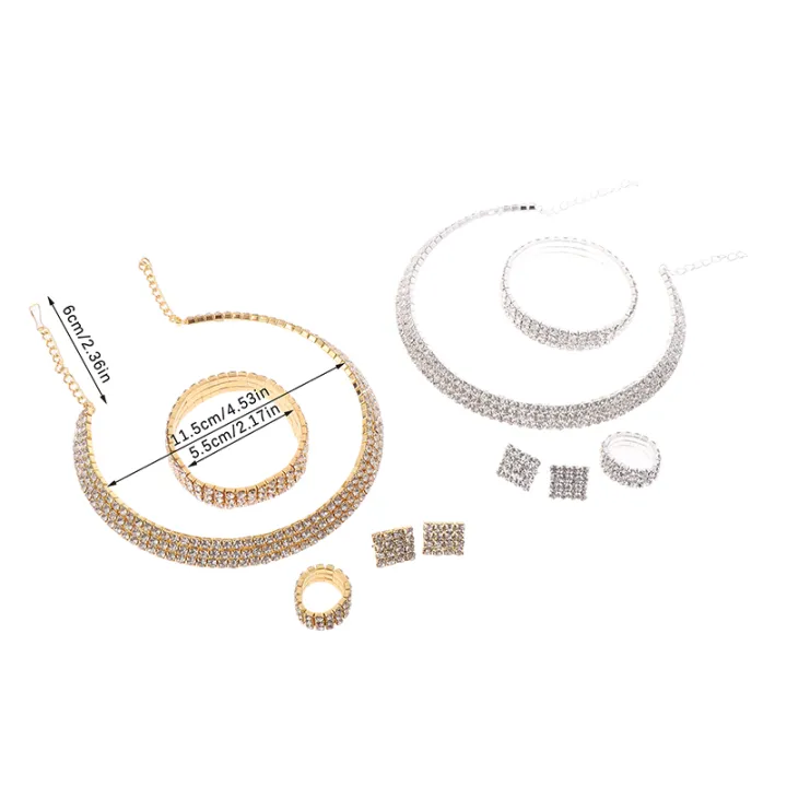 %E3%80%90Hot%20demand%E3%80%914Pcs/set%20Bridal%20Jewelry%20Set%20Necklace%20Bracelets%20Ring%20Earrings%20Set%20Super%20Gorgeous%20Luxury%20Shiny%20Fashion%20Jewelry%20Party%20Gift%20Qoddess%20-%20Image%204