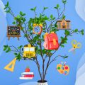 Back to School Wall Decoration Back to School Decorations Set 18 Wooden Hanging Ornaments with Ruler Book Bus Backpack Shapes Perfect for Party Supplies Classroom Decor Southeast Asian Buyers'. 