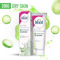 Veet Pure Hair Removal Cream Dry 200g - Body & Legs. 