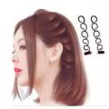 Women Fashion Flower Magic Hair Clip Bride Stylist Queue Twist Plait Hair Braid DIY Hairstyle Styling Hair Accessory. 
