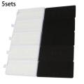 5 Sets Filter Sponge For IKOHS NETBOT S15 Robot Black + White Vacuum Cleaner Accessories Sweeper accessories Haipa sponge 11*5cm. 